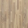 Паркетная доска Floorwood (Флорвуд) Ясень Мэдисон Белый 2266x188x14 трехполосная (лак)