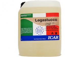 Смола связующая для приготовления шпаклевки Recoll (Рекол) ICAR LEGASTUCCO (10 л) Связующая смола на основе быстровысыхающего растворителя для заделки и шпаклевки деревянных покрытий; смешанная с паркетной пылью самой тонкой фракции.