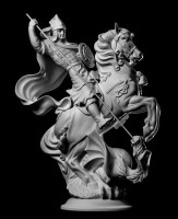 Статуя из стекловолокна Decorus (Декорус) ST-013 Георгий Победоносец 500x400