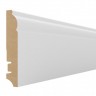 Плинтус белый из МДФ Hannahholz (Ханнахольц) KW 81305 2400x81x16