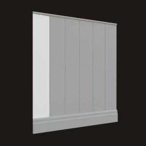 Стеновые панели белые из МДФ Evrowood (Евровуд) PL 02 135x800x6 Основа панели из влагостойкого МДФ, поверхность панели покрыта белой полиуретановой краской. Панель можно использовать под покраску.