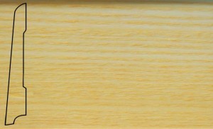 Плинтус шпонированный La San Marco Profili Ясень 2500x80x16 (прямой) Шпон плинтуса — цельная натуральная древесина. Основание — срощенная натуральная древесина, гарантирующая высокую надежность плинтуса.
