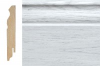 Плинтус из МДФ TeckWood (Теквуд) Дуб Аляска П104 2150x100x16