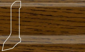 Плинтус шпонированный La San Marco Profili Дуб Кинг Браун 2500x60x22 (сапожок) Шпон плинтуса — цельная натуральная древесина. Основание — срощенная натуральная древесина, гарантирующая высокую надежность плинтуса.