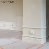 Розетка потолочная из полиуретана под покраску Orac Decor (Орак Декор) Luxxus R10 150x150x42