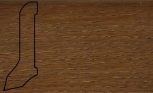 Плинтус шпонированный La San Marco Profili Дуб Коньяк 2500x60x22 (сапожок) с крепежом Шпон плинтуса — цельная натуральная древесина. Основание — срощенная натуральная древесина, гарантирующая высокую надежность плинтуса.