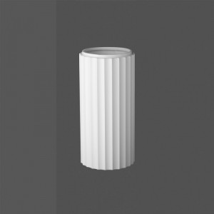 Элемент колонны из дюрополимера под покраску Orac Decor (Орак Декор) Luxxus K4002 720x350x350 Элемент колонны долговечный, влагостойкий, легко монтируется, не впитывает запахи, легко окрашивается. Внутренний диаметр: 22 см.