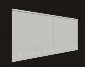 Добор белый из МДФ Evrowood (Евровуд) PL 01 2000x800x12 Основа панели из влагостойкого МДФ, поверхность панели покрыта белой полиуретановой краской. Панель можно использовать под покраску.