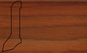 Плинтус шпонированный La San Marco Profili Кемпас 2500x60x22 (сапожок) Шпон плинтуса — цельная натуральная древесина. Основание — срощенная натуральная древесина, гарантирующая высокую надежность плинтуса.