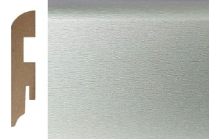 Плинтус из МДФ TeckWood (Теквуд) Алюминий П054 2150x75x16 Основа плинтуса из экологически чистого водостойкого плотного МДФ, покрытие ламинированное.