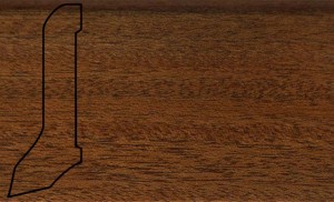 Плинтус шпонированный La San Marco Profili Мербау 2500x60x22 (сапожок) с крепежом Шпон плинтуса — цельная натуральная древесина. Основание — срощенная натуральная древесина, гарантирующая высокую надежность плинтуса.