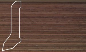 Плинтус шпонированный La San Marco Profili Орех Американский 2500x60x22 (сапожок) Шпон плинтуса — цельная натуральная древесина. Основание — срощенная натуральная древесина, гарантирующая высокую надежность плинтуса.