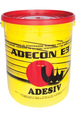 Однокомпонентный универсальный клей ADESIV (Адезив) ADECON E3 (25 кг) Содержание влаги до 30%, высокая прочность клеевого шва, отличная адгезия ко всем основаниям с высокой адсорбцией, сохраняет эластичность, особо прочен на срез.