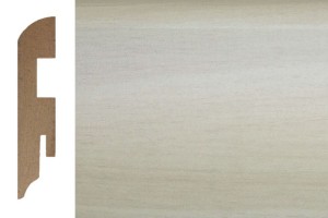 Плинтус из МДФ TeckWood (Теквуд) Дуб Беленый П003 2150x75x16 Основа плинтуса из экологически чистого водостойкого плотного МДФ, покрытие ламинированное.