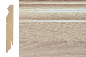 Плинтус из МДФ TeckWood (Теквуд) Дуб Сондерс П134 2150x100x16 Основа плинтуса из экологически чистого водостойкого плотного МДФ, покрытие ламинированное.