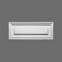 Панель дверная накладная из дюрополимера под покраску Orac Decor (Орак Декор) Luxxus D504 220x550x17