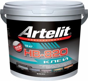 Однокомпонентный силановый эластичный клей Artelit (Артелит) HB-820 (15 кг) Основа: силан-модифицированный полиуретан (STP-полимер). Предназначен для укладки различных видов паркета на впитывающие и невпитывающие основания.