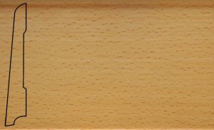 Плинтус шпонированный La San Marco Profili Бук Пропаренный 2500x80x16 (прямой) Шпон плинтуса — цельная натуральная древесина. Основание — срощенная натуральная древесина, гарантирующая высокую надежность плинтуса.
