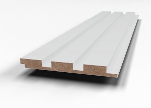 Стеновые панели белые из МДФ Evrowood (Евровуд) PL 05 Рейка узкая 2000x120x12 Основа панели из влагостойкого МДФ, поверхность панели покрыта белой полиуретановой краской. Панель можно использовать под покраску.