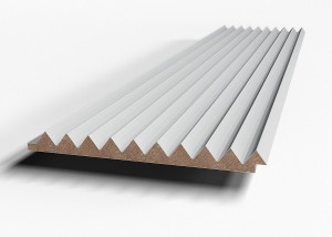 Стеновые панели белые из МДФ Evrowood (Евровуд) PL 06U Зигзаг 2700x120x12 Основа панели из влагостойкого МДФ, поверхность панели покрыта белой полиуретановой краской. Панель можно использовать под покраску.