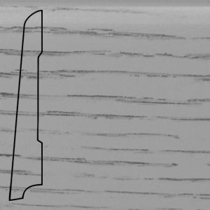Плинтус шпонированный La San Marco Profili Дуб Indus Grey 2500x80x16 (прямой) с крепежом Шпон плинтуса — цельная натуральная древесина. Основание — срощенная натуральная древесина, гарантирующая высокую надежность плинтуса.