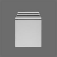 База пилястры из полиуретана под покраску Orac Decor (Орак Декор) Luxxus K254 535x390x65
