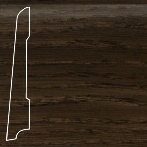 Плинтус шпонированный La San Marco Profili Дуб Meteora Brown 2500x80x16 (прямой) с крепежом Шпон плинтуса — цельная натуральная древесина. Основание — срощенная натуральная древесина, гарантирующая высокую надежность плинтуса.