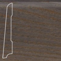 Плинтус шпонированный La San Marco Profili Дуб Mountain Grey 2500x80x16 (прямой) с крепежом