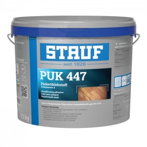 Двухкомпонентный клей для паркета Stauf (Штауф) PUK-447 P (9.79 кг) Двухкомпонентный жёстко-эластичный универсальный полиуретановый клей, без содержания эпоксидных смол.