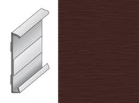 Плинтус эластичный для линолеума и дизайн плитки ПВХ Dollken (Долкен) DSL60 Шоколадно-коричневый W072/1091 2500x60x9