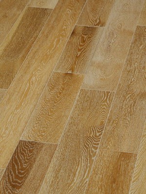 Массивная доска MGK Magestik Floor (МЖК Маджестик Флор) Дуб Беленый 400-1800x180x20 (брашированная, лак) Покрытие: 12 слоев полуматового UV-лака Treffert (Германия).