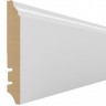 Плинтус белый из МДФ Hannahholz (Ханнахольц) KW 100301 2400x100x16