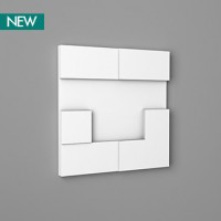 Декоративная стеновая панель 3D из полиуретана под покраску Orac Decor (Орак Декор) Luxxus W103 Cubi 333x333x25