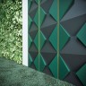 Декоративная стеновая панель 3D из полиуретана под покраску Orac Decor (Орак Декор) Modern W106 Envelop 333x333x29